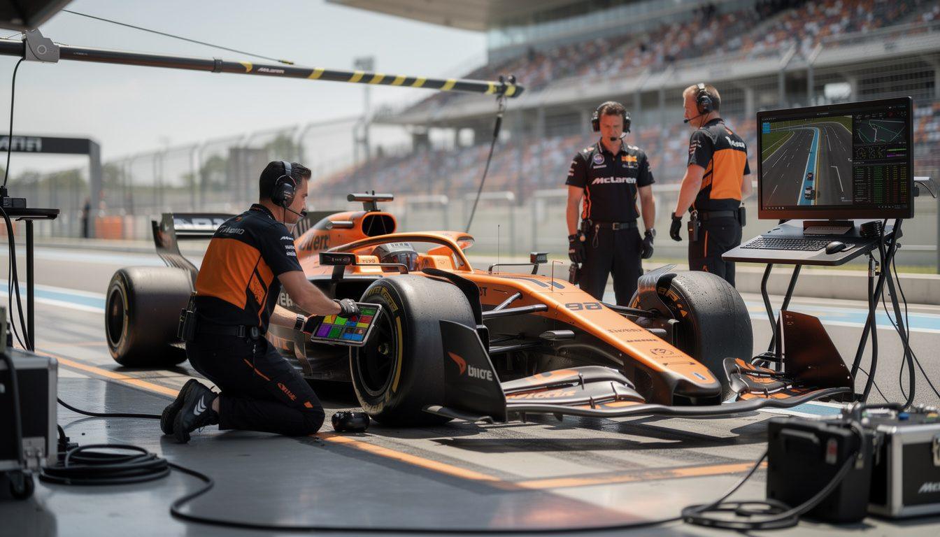stay updated with live coverage of day 5 of f1 pre-season testing in barcelona. get real-time updates, insights, and performance highlights as teams prepare for the upcoming season.